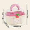 Rainbow Hairpin Storage Box Large Capacity Dopamine Card Toy Container Waterproof Multi-layer Hair Accessories Organizer