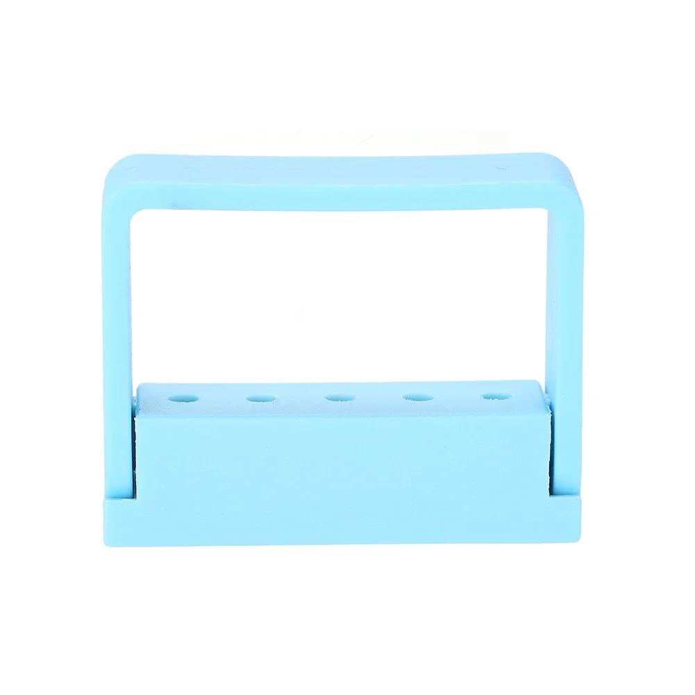 5-гнездовой держатель для боров для стоматологии, высокоскоростная автоклавируемая подставка для боров с дезинфекционной коробкой, органайзер, кейс для хранения стоматологических инструментов