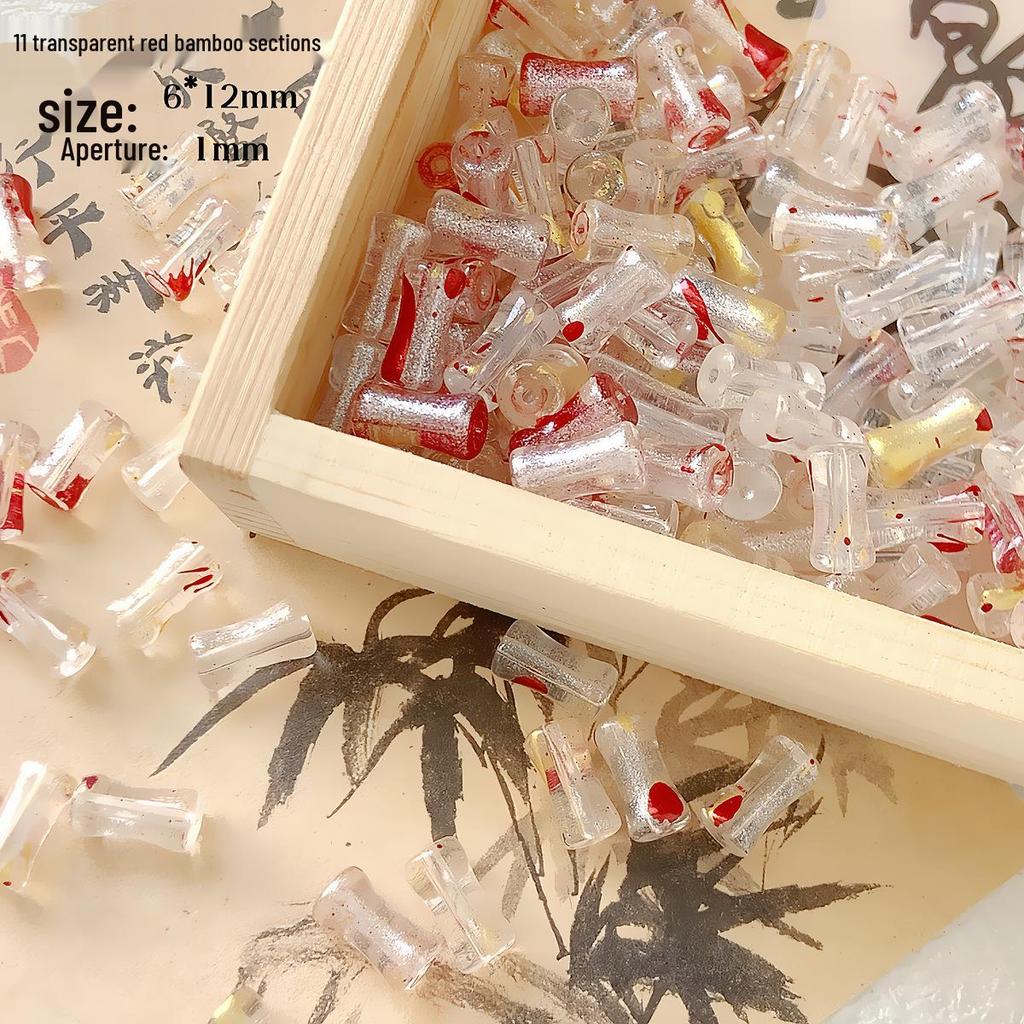 Китайские бамбуковые бусины-разделители лэмпворк для изготовления украшений своими руками