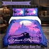 Personalized 3Pcs Bedding SetSailor Moon Custom Text Duvet Cover Pillowcase Set Bedroom Gift