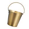   Stainless Steel Pails Small Ice Bucket with Handle for Beverage Wine French Fries Chicken   Home   Parties Use