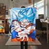 1PC Vegeta Patterned Flannel Blanket Suitable For All Seasons For Home Decor Warmth And Comfort Gifts Holiday Present