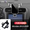 Автомобильный держатель для мобильного телефона Подходит для Ford Mondeo Mk4 Mk5 2013 2014 - Гравитационный держатель GPS Крепления на вентиляционное отверстие Навигационный кронштейн