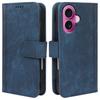 For iPhone 16 Leather Case Line Pattern Wallet Phone Cover with 9 Card Slots - Black