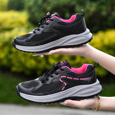 Женские осенне-зимние новые кожаные водоотталкивающие повседневные спортивные туфли на мягкой подошве для легкой ходьбы