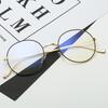 Retro Round Frame Blue Film Radiation Glasses Ultralight Men Women Fashion Blue Light Blocking Glasses Eyewear Students