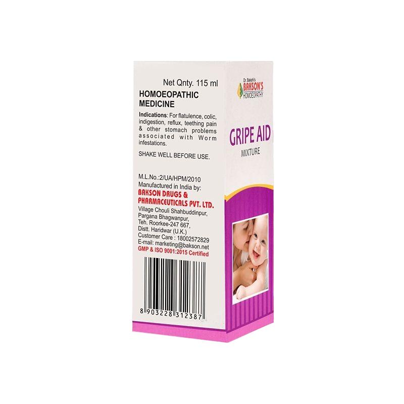 Микстура Грипе (115 мл), Gripe Aid Mixture,  Bakson