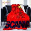 Одеяло Scania, домашняя простыня, чехол для дивана, гостиная, офис, одеяло для обеденного перерыва, мягкое повседневное моющееся термоодеяло.