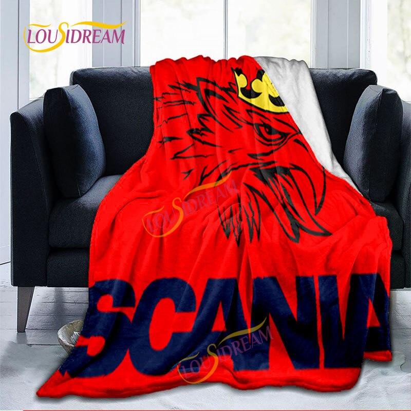 Одеяло Scania, домашняя простыня, чехол для дивана, гостиная, офис, одеяло для обеденного перерыва, мягкое повседневное моющееся термоодеяло.
