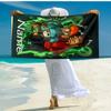 Personalized customized proof beach towel with Sally Face pattern - soft, absorbent,quick-drying,perfect swimming,camping&bathing
