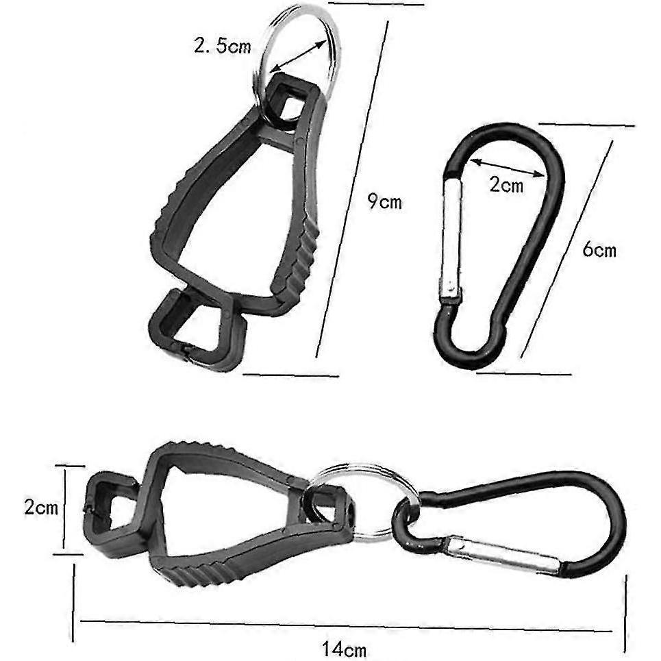 5pcs Glove Grabber Clip Holder Guard Labor Worker Glasses Helmets Hanger Clamp - DD