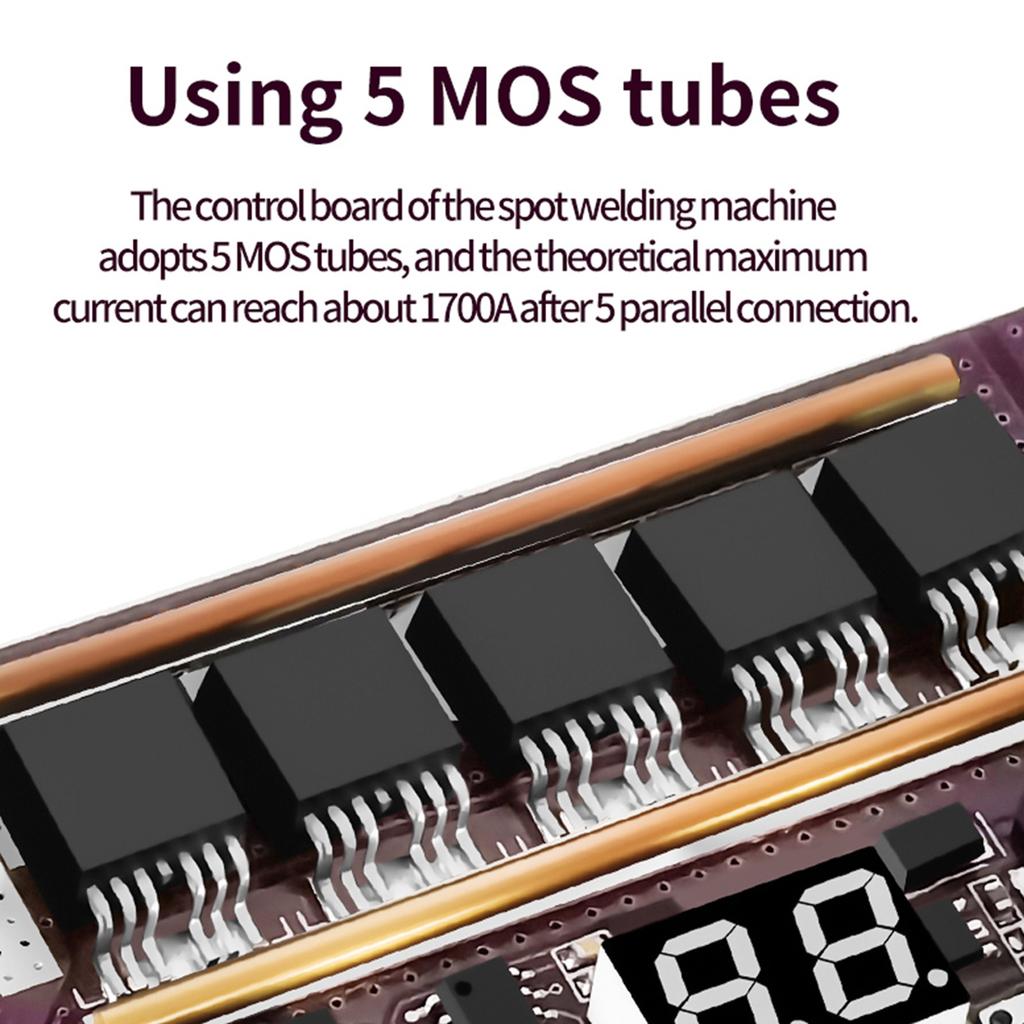 Мини Размер Точечная Сварка DIY Набор 99 Передач Регулируемая Мощность Мини Аппарат для Точечной Сварки Контрольная Плата для Аккумулятора 14650 17490