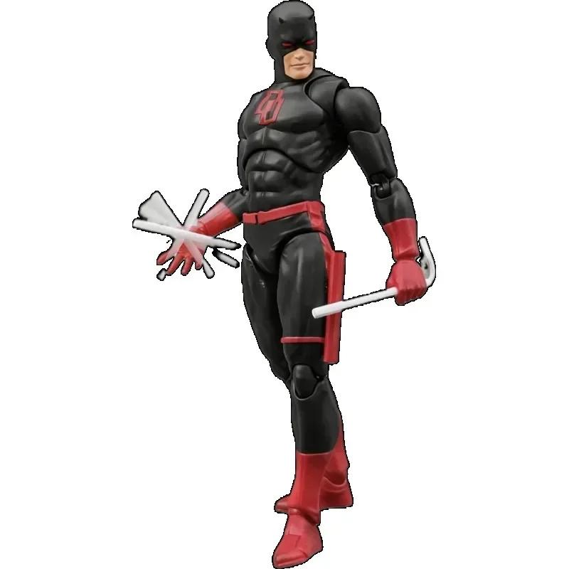 В наличии Ct Playthings Сорвиголова Черно-Красная Фигурка SHF Mafex 223 Комиксная Версия Аниме Экшн-Фигурка Фигурка Статуя Модель Подарки Детские Игрушки