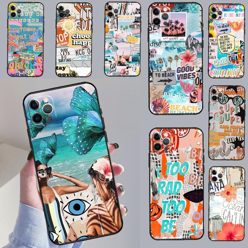 Летний эстетичный коллаж для чехла Huawei Nova 5T 9 10 SE 7i 8i 11i 12i Y73 Y90 Y70 Y72 Y61 Y91 Y60 P20 P40 P30 Lite