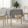 Tablecloth Square Light Gray 90 x 90 cm Polyester
