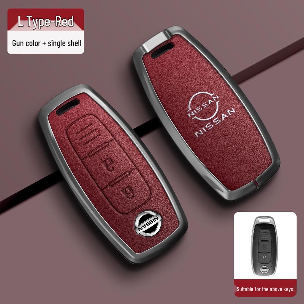 Подходит для крышек ключей Nissan Teana 14-го поколения, Sylphy, Qashqai, T-Roc, X-Trail, Tiida, Kicks, Murano и других моделей.