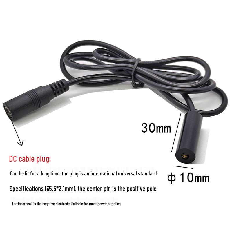 10X30mm 650nm 10mW Fixed Focus Red Laser Line Module with DC Interface