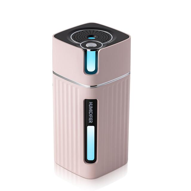 Ультразвуковой увлажнитель воздуха Smart Cool Mist Аромадиффузор Увлажнители с цветной светодиодной подсветкой Генератор тумана для офиса автомобиля дома