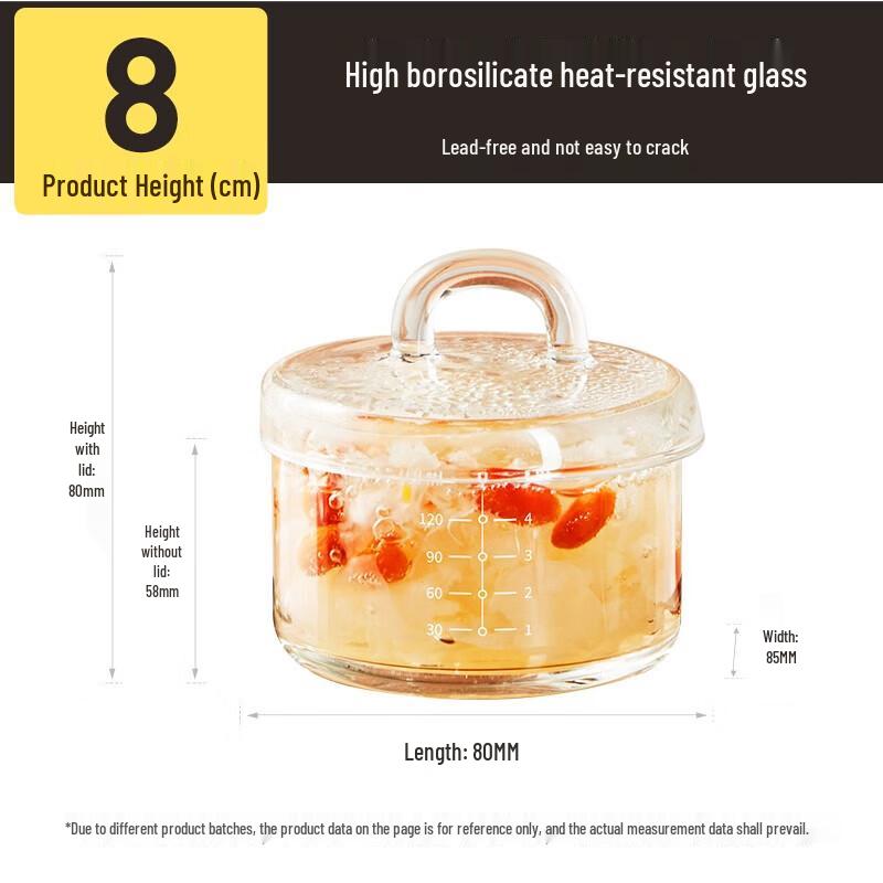 COOKER KING Glass Baby Food Stew Cup