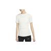 Sportswear Solid Knot Short Sleeve T-Shirt Women Tops White DV8217-133
