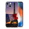 Чехол для телефона iPhone 17 Air Cases iPhone 16 15 12 13 14 Pro Max SE 7 8 Plus iPhone11 Прозрачный Мягкий Чехол Флаг Франции