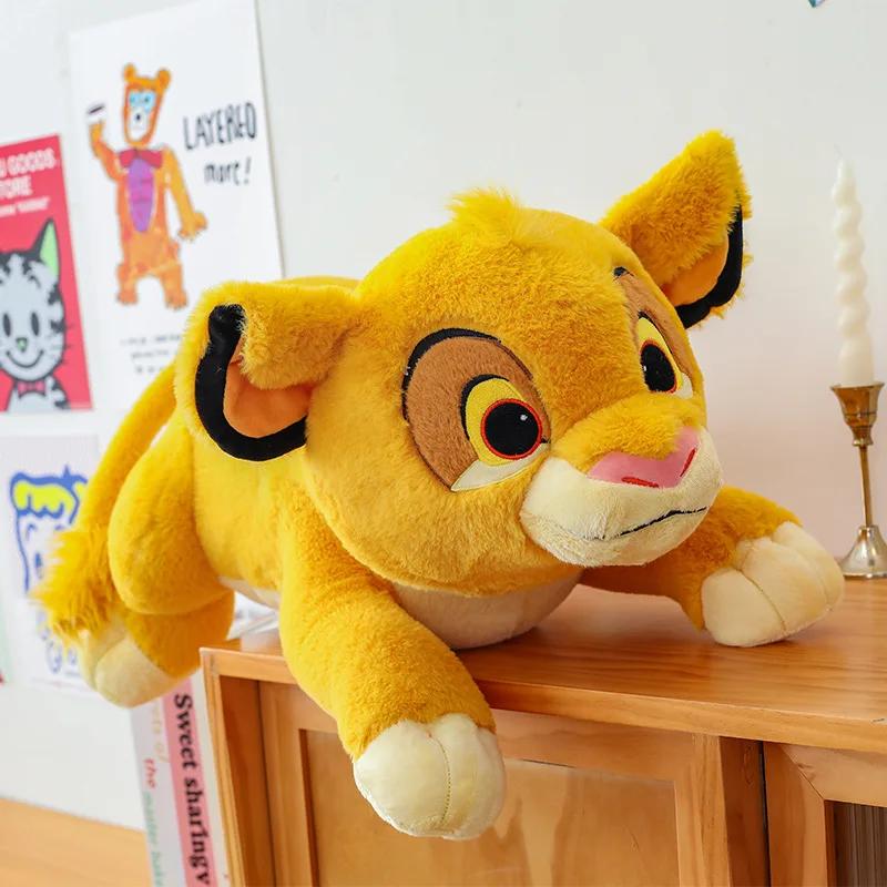 40x65cm Cartoon Lion King Simba Plush Pillow Cute Anime Doll Birthday Gift