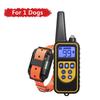 1000 м Ошейник от лая для собак Электрический ошейник Дистанционное управление Ошейник для дрессировки собак Водонепроницаемый Звуковой сигнал Вибрация Прекращение лая