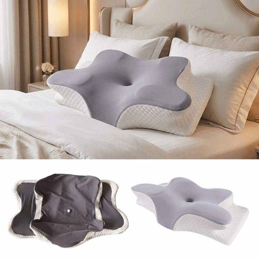 Breathable Cervical Pillowcase Cooling Fabric Pillow Cover Memory Foam Pillowcase  Bedroom Sleep