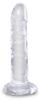 King Cock Transparent Dildo 16 X 3.7cm - King Cock - TRANSPARENT DILDO