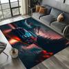 3D F-Ford Mustang Гоночный автомобиль Мотоцикл Ковер Коврик для гостиной Спальни Дома Декорация для дивана, Детский коврик Нескользящий напольный коврик