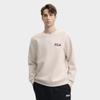 FILA Sweatshirts Men's Oat Crew Neck Moderate Regular F11M439211FBG