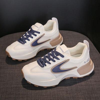 Женские туфли на толстой подошве, обувь для путешествий, весенние дышащие белые туфли, спортивная и повседневная обувь