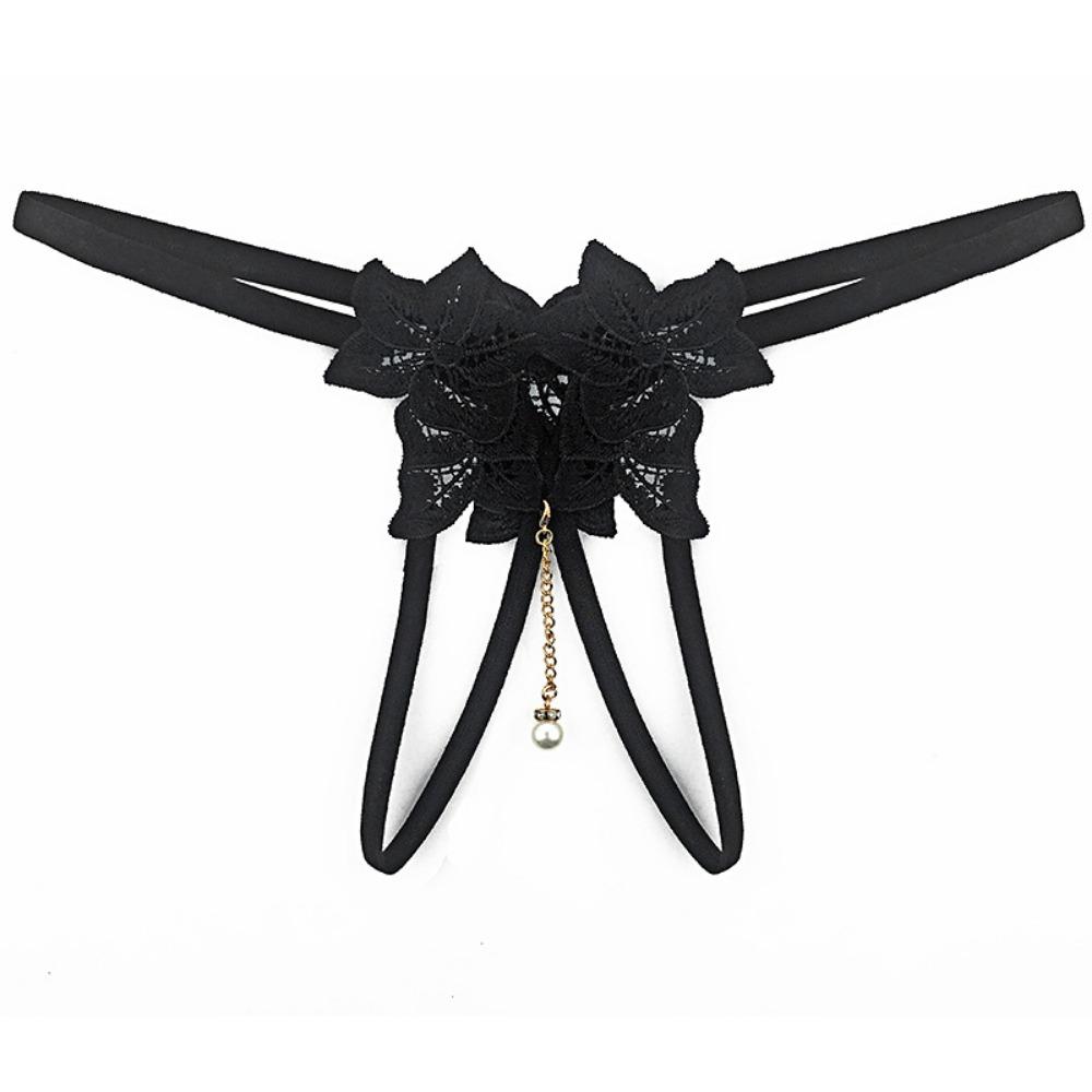 Сексуальное нижнее белье Трусики Прозрачные Вышитые Горячие Открытые Стринги Эротические Женские Трусики