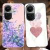 For Oppo Reno10 Case Luxury Colourful Painted Cover Soft Silicone Phone Case For Oppo Reno 10 Reno10 Pro 5G Back Cover Bumper