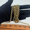 [Pre-Owned] Millie Visetos Monogram Chain Studded Leather Crossbody Bag - Very Good #FXU8OH
