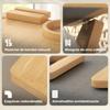 Bamboo Sofa Arm Tray, Foldable, Removable Cup Holder, Rotating Phone Stand