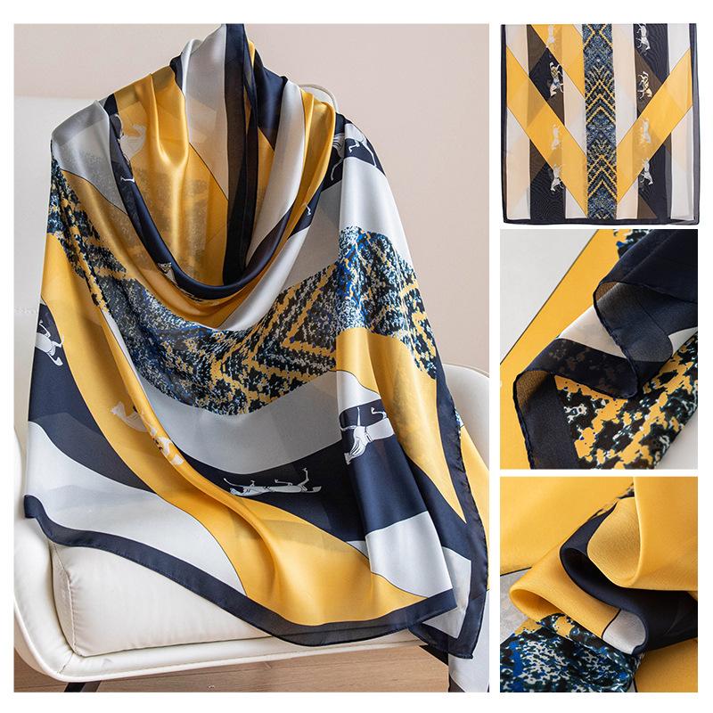 Summer Shawl Scarf Long Strip Sun Protection Versatile Fashion Women's Scarf for Outerwear