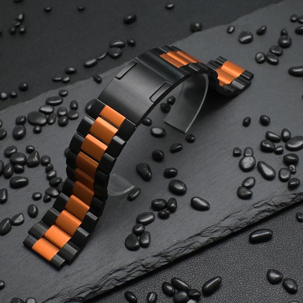 Металлический ремешок из нержавеющей стали 22 мм для Huawei Watch GT5 Pro 46 мм 4 4 Pro Ultimate Band Для Amazfit Balance GTR 2 Oneplus Watch 3 2