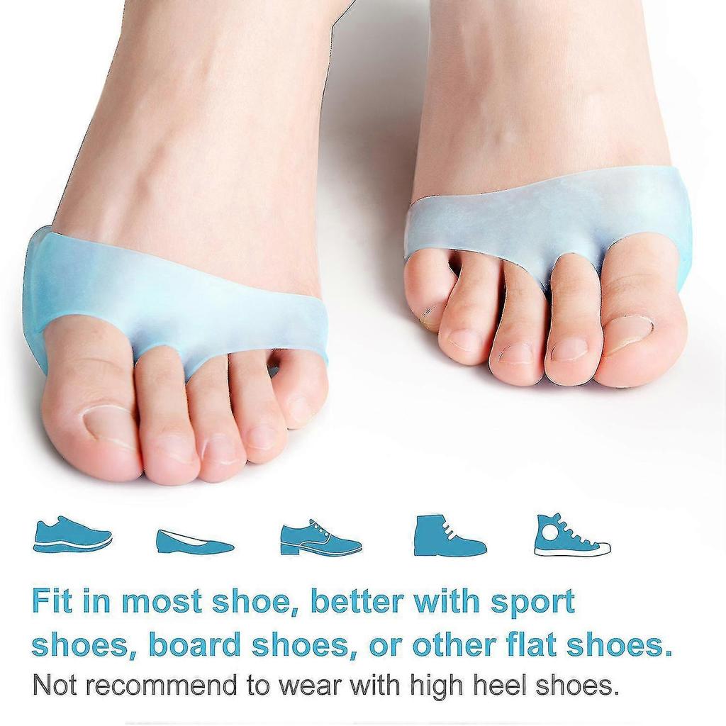 Women"s Metatarsal Pads, 4 Piece Ball Foot Pads For Metatarsal Neuroma Mortons Neuroma Pads Shrinking Burning Pain Relief