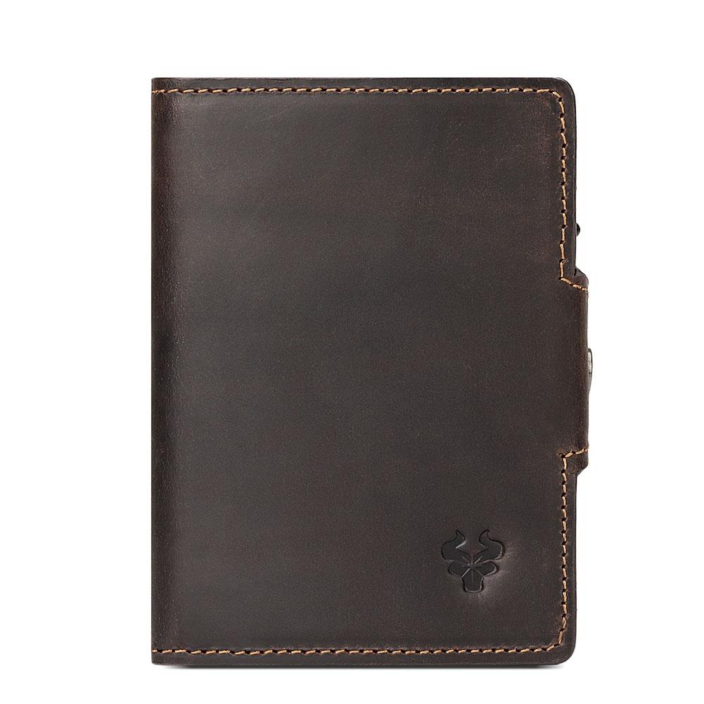 Humerpaul Мужской кожаный кошелек для монет из 100% коровьей кожи, держатели для карт и удостоверений личности