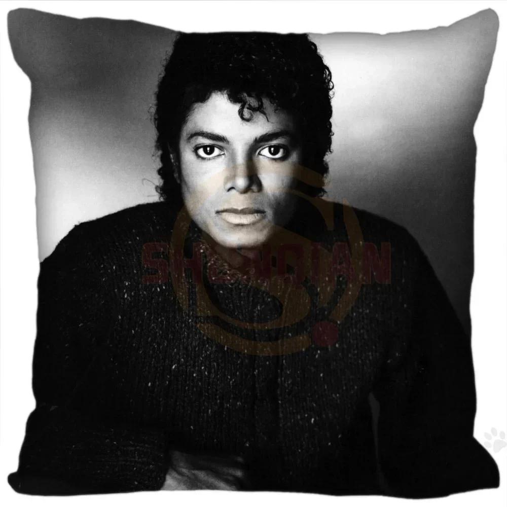 Наволочки с изображением суперзвезды Майкла Джексона, квадратные, на молнии, модные, наволочки с изображением суперзвезды Майкла Джексона, 20x20 см, 35x35 см, 40x40 см, прямая поставка