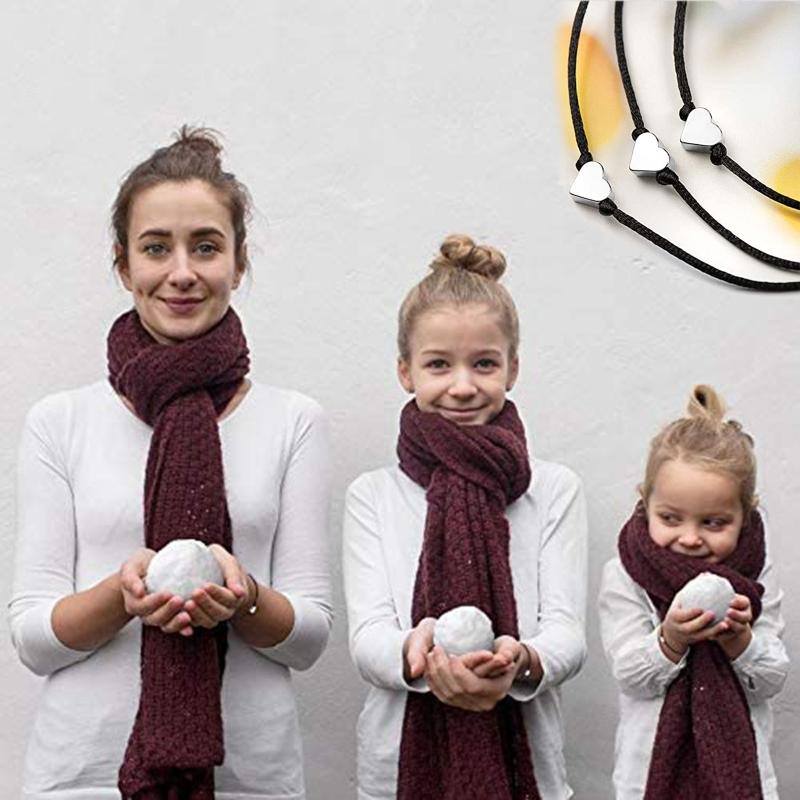 Парный браслет для лучших друзей для 2/3, браслеты для отношений с подвеской-шармом в виде сердца для креативных украшений для лучших друзей, пары