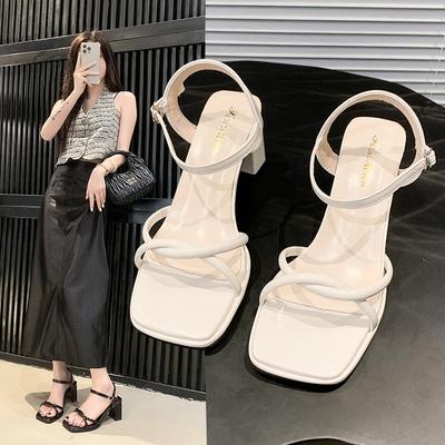 Темпераментные серебристые туфли на высоком каблуке 2025 лето новинка французский темперамент с юбкой не устают ноги супер красивые слово с сандалиями