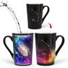 MUGKISS Aries Heat Exchange Constellation Cup Engraved Constellation Aries Coffee Ceramic Color Changing Unique Holiday Birthday Gift for Him and
