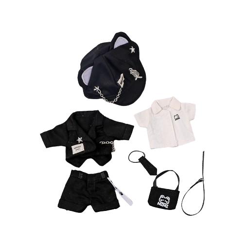 Ob11 Одежда Милая Форма Кукла Молли Костюм Джентльмена Одежда Рубашка Галстук Украшение Рыбья Кость Бритва Шляпа 12 Точек Bjd GSC Тело