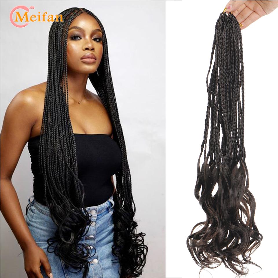 18-дюймовые синтетические свободные волнистые плетения волос, большие волны, вязанные крючком волосы, предварительно растянутые французские кудри, омбре, косы для женщин