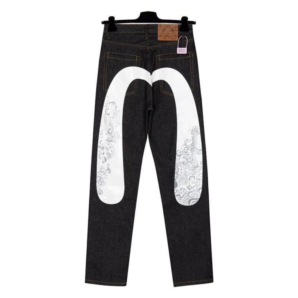 Джинсы RogueWave Street Fashion Harajuku Y2K Новые Хип-хоп Прямые Штаны