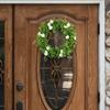 Spring Wreath Artificial Simple,Ornament Outdoor Flower Wreath,Simulation Plant Garland for