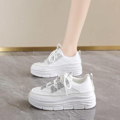 ПУ Кожа 40 Большой Размер 49 Обувь Повседневная Женская Мировые Бренды Кроссовки для Ходьбы Спорт Высокий Уровень Спортивно-Досуговые Сникеры