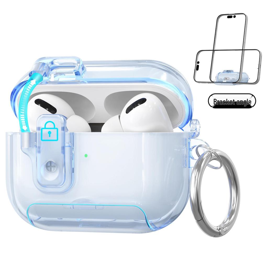 Защитный чехол для Apple AirPods Pro - Прозрачный, Мягкий чехол для наушников AirPods 4/3 Pro2/3